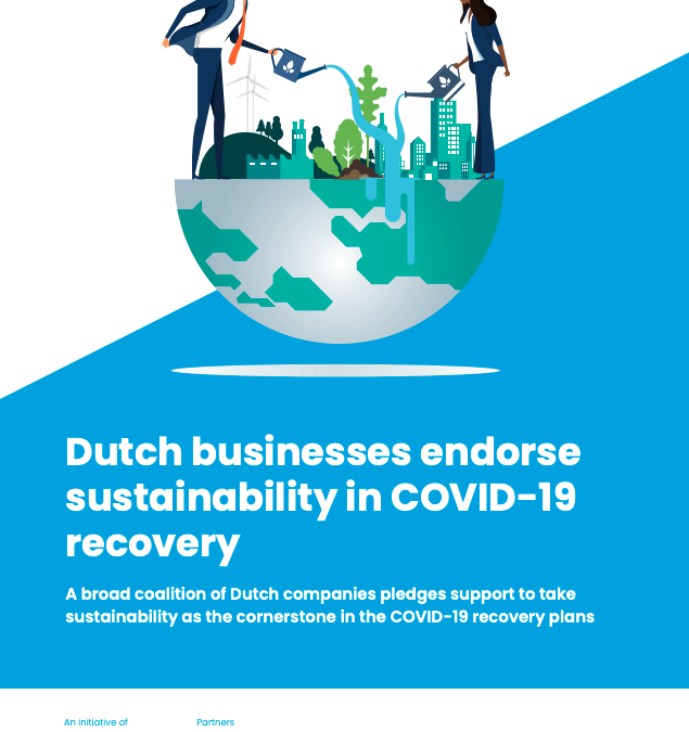 Dutch businesses endorse sustainability in COVID-19 recovery